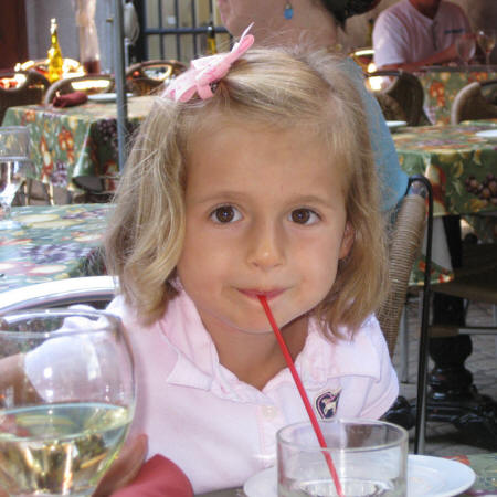 Emily at Dinner