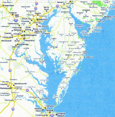 Chesapeake Bay Map